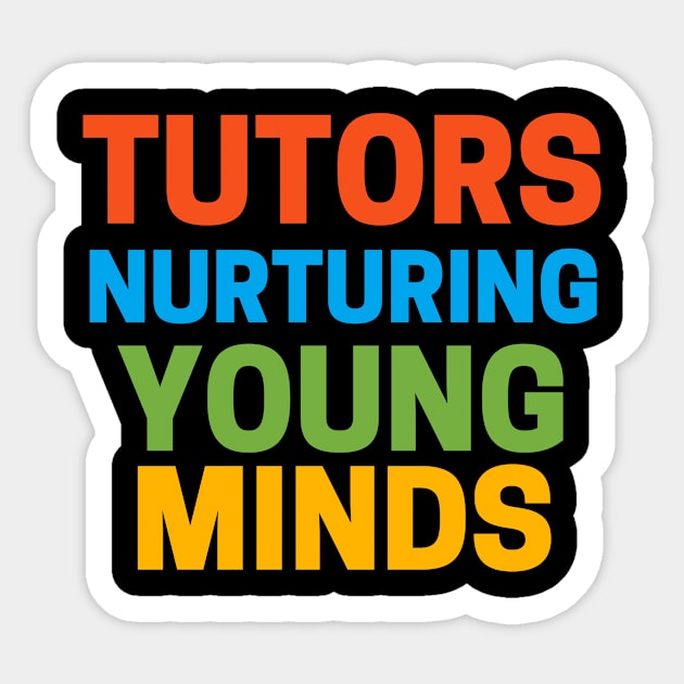 Tutors Nurturing Young Minds Sticker by Mind Shapers